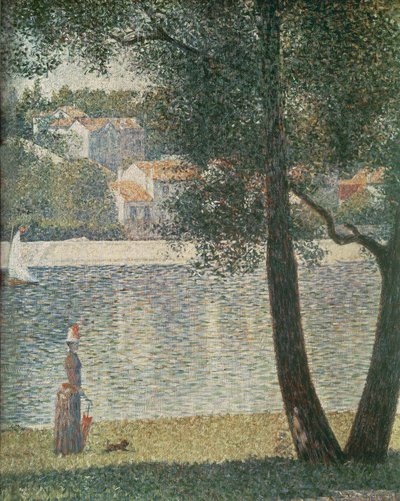 La Senna a Courbevoie, 1885 da Georges Seurat